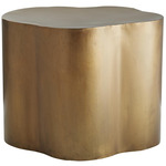 Lowry Side Table - Antique Brass