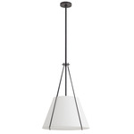 Heloise Pendant - Bronze / White Linen