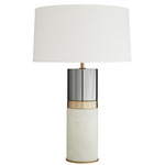 Whitman Table Lamp - White / Ash