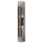 Bend Wall Sconce - Blackened Steel / Smoke