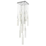 Glacier Multi Light Pendant - Chrome / Clear