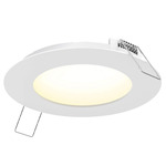 5IN RD Color Select Recessed Panel Light - White / Frosted