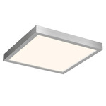 Delta Color Select Square Outdoor Ceiling Light - Satin Nickel