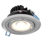 Scope Color-Select Gimbal Recessed Downlight - Satin Nickel
