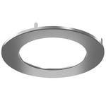 REC-PT 4 Inch Round Recessed Panel Trim - Satin Nickel