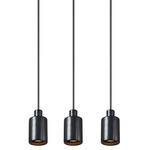 Can Linear Multi Light Pendant - Black