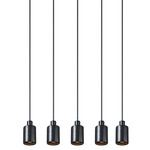 Can Linear Multi Light Pendant - Black