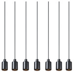 Can Linear Multi Light Pendant - Black