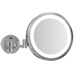 Blush Wall Mount Makeup Mirror - Polished Stainless / Mirror