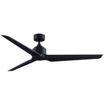 TriAire XL Outdoor Ceiling Fan - Black / Black