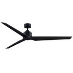 TriAire XL Outdoor Ceiling Fan - Black / Black