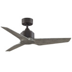 TriAire Outdoor Ceiling Fan - Matte Greige / Weathered Wood