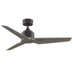 TriAire Outdoor Ceiling Fan - Matte Greige / Weathered Wood