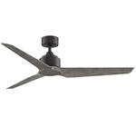 TriAire Outdoor Ceiling Fan - Matte Greige / Weathered Wood