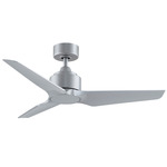 TriAire Outdoor Ceiling Fan - Silver / Silver