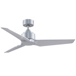 TriAire Outdoor Ceiling Fan - Silver / Silver