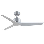 TriAire Outdoor Ceiling Fan - Silver / Silver