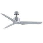 TriAire Outdoor Ceiling Fan - Silver / Silver