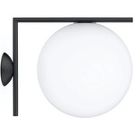 IC Lights Outdoor Wall / Ceiling Light - Black / White
