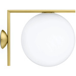 IC Lights Outdoor Wall / Ceiling Light - Brass / White