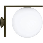 IC Lights Outdoor Wall / Ceiling Light - Deep Brown / White