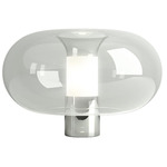 Fontanella Table Lamp - Chrome / Clear