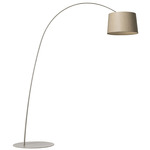 Twiggy Elle Wood Floor Lamp - Greige / Maple