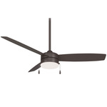 Airetor III Ceiling Fan with Light - Oil Rubbed Bronze / Oil Rubbed Bronze / Frosted White