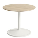 Soft Side Table - Solid Oak + Off-White