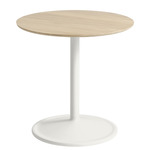 Soft Side Table - Solid Oak + Off-White
