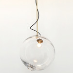 Float 2.0 Pendant - Brushed Brass / Clear