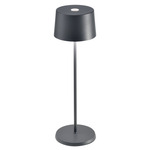 Olivia Pro Cordless Table Lamp - Dark Gray
