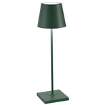 Poldina Pro Rechargeable Table Lamp - Dark Green