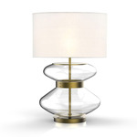 Karma Table Lamp - Matte Bronze / White