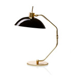 Davis Table Lamp - Matte Gold / Black