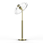 Marconi Glass Table Lamp - Brushed Brass