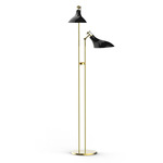 Colman Floor Lamp - Gold / Black