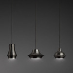 Tibeta Linear Multi Light Pendant - Floor Model - Black Chrome