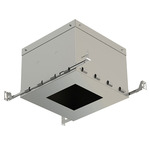 Amigo 3IN SQ New Construction IC Trimless Housing - Steel