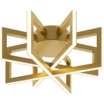 Cass Ceiling Light - Gold / Frosted