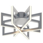 Cass Ceiling Light - Satin Nickel / Frosted