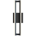 Cass Wall Sconce - Black / Frosted