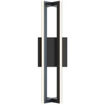 Cass Wall Sconce - Black / Frosted