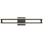 Cass Bathroom Vanity Light - Black / Frosted