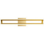 Cass Bathroom Vanity Light - Gold / Frosted