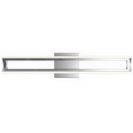 Cass Bathroom Vanity Light - Satin Nickel / Frosted