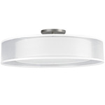 Cortez Color Select Ceiling Light - Satin Nickel / White