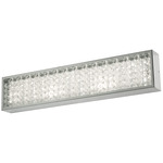 Diamonds Bathroom Vanity Light - Polished Chrome / Clear