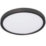 Edge Large Round Wall / Ceiling Light - Black / White Acrylic