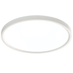 Edge Large Round Wall / Ceiling Light - White / White Acrylic